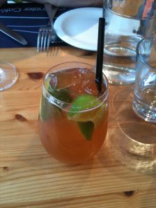 The Dark & Stormy, as mixed at the Porthminster Beach Café